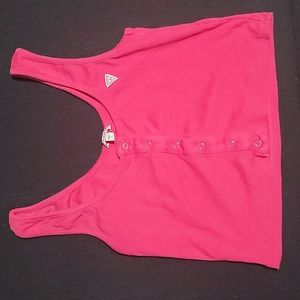 Hot Pink Guess Crop Tank